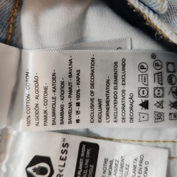 Levis Premium 501 Button Fly High Rise Jean Shorts - Picture 6 of 7